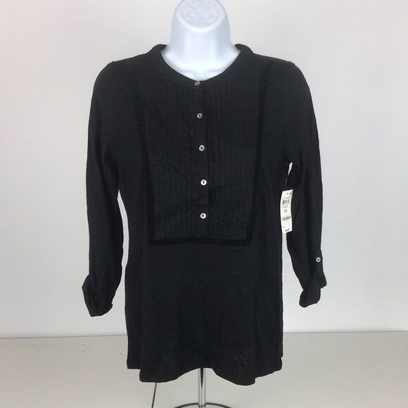 Style & Co Petite Split-Neck Top - Picture 2 of 5